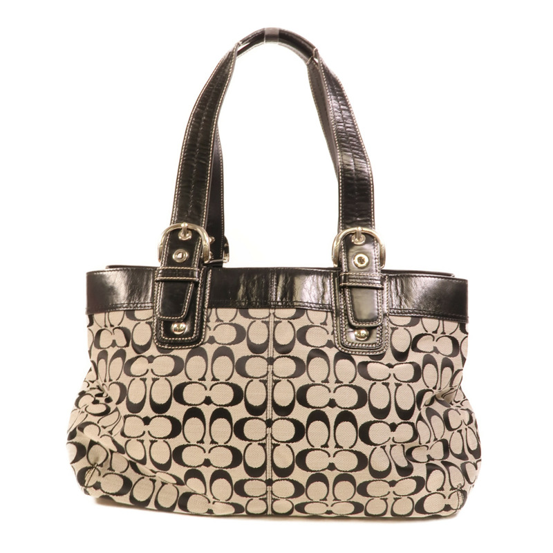 COACH 帆布Tote Bag肩背袋-1