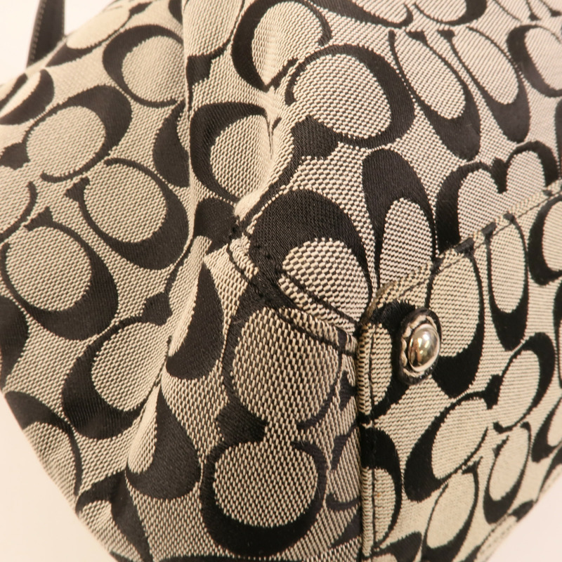 COACH 帆布Tote Bag肩背袋-9