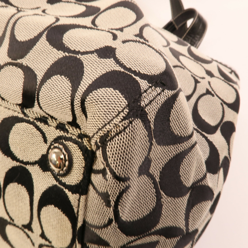 COACH 帆布Tote Bag肩背袋-10