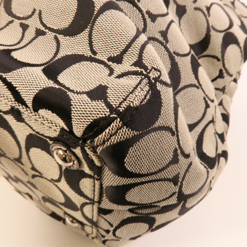 COACH 帆布Tote Bag肩背袋-12