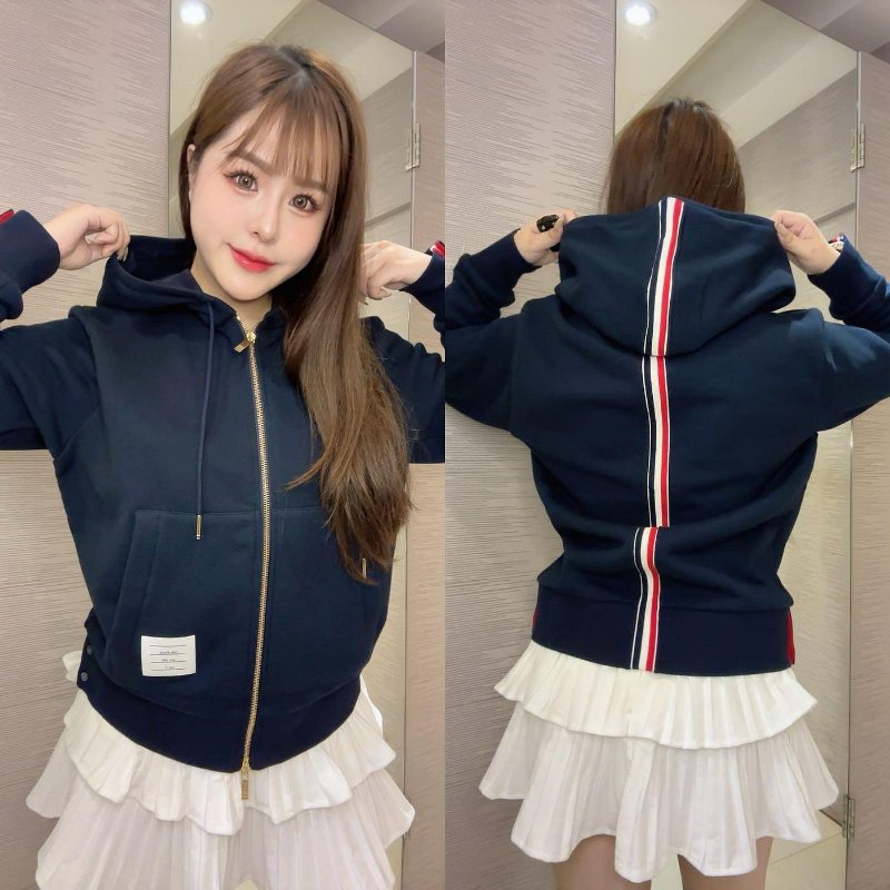 💎Han's house精品服飾💎Thom Browne TB 彩條 連帽 外套 現貨1 3-0
