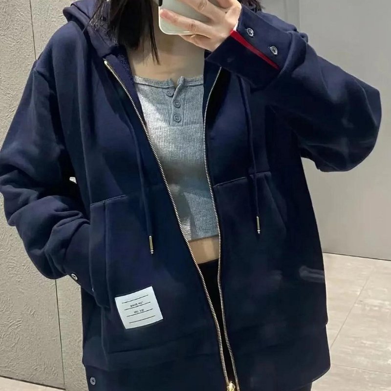 💎Han's house精品服飾💎Thom Browne TB 彩條 連帽 外套 現貨1 3-4