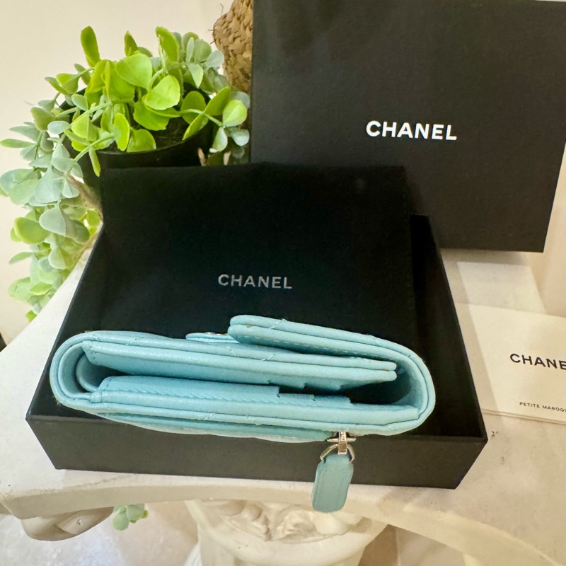 好美😍CHANEL🇫🇷coco系列✨經典寶寶藍中夾-2