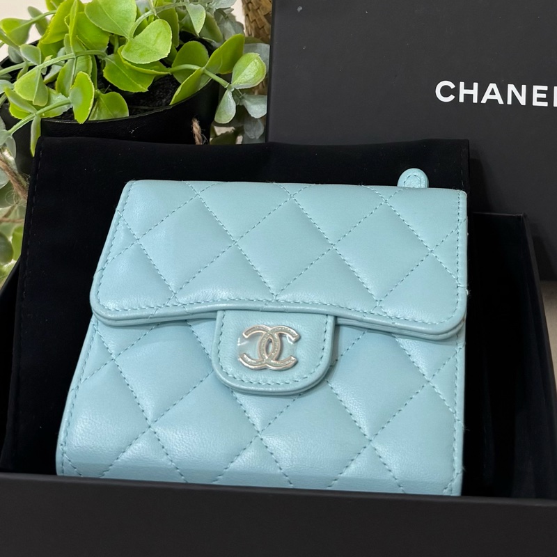 好美😍CHANEL🇫🇷coco系列✨經典寶寶藍中夾-5