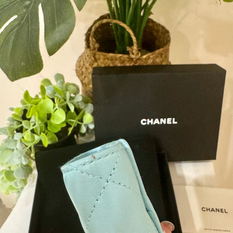 好美😍CHANEL🇫🇷coco系列✨經典寶寶藍中夾-14