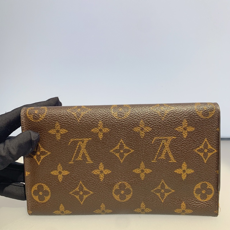 lv/路易威登 老花藍色豆豆長款錢包 銀包 尺寸：約19*10*3 cm-1