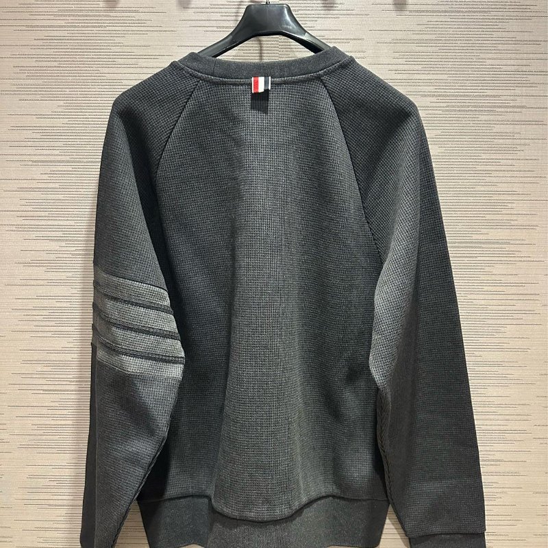 💎Han's house精品服飾💎thom Browne TB 華夫格 針織 衛衣 義大利製 現貨3 深灰原價33700-3