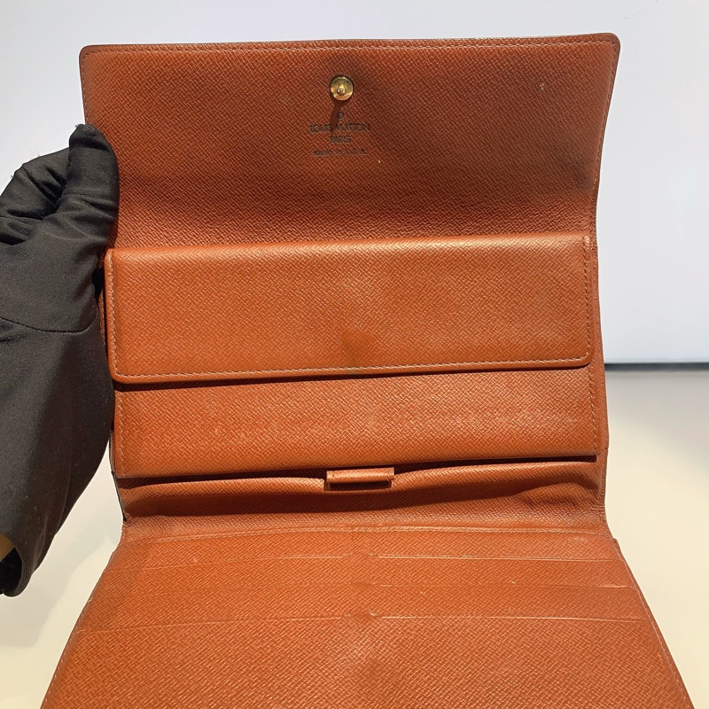lv/路易威登 老花藍色豆豆長款錢包 銀包 尺寸：約19*10*3 cm-4