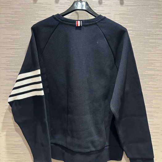 💎Han's house精品服飾💎thom Browne TB 華夫格 針織 衛衣 義大利製 現貨3  4 深藍原價33700-1