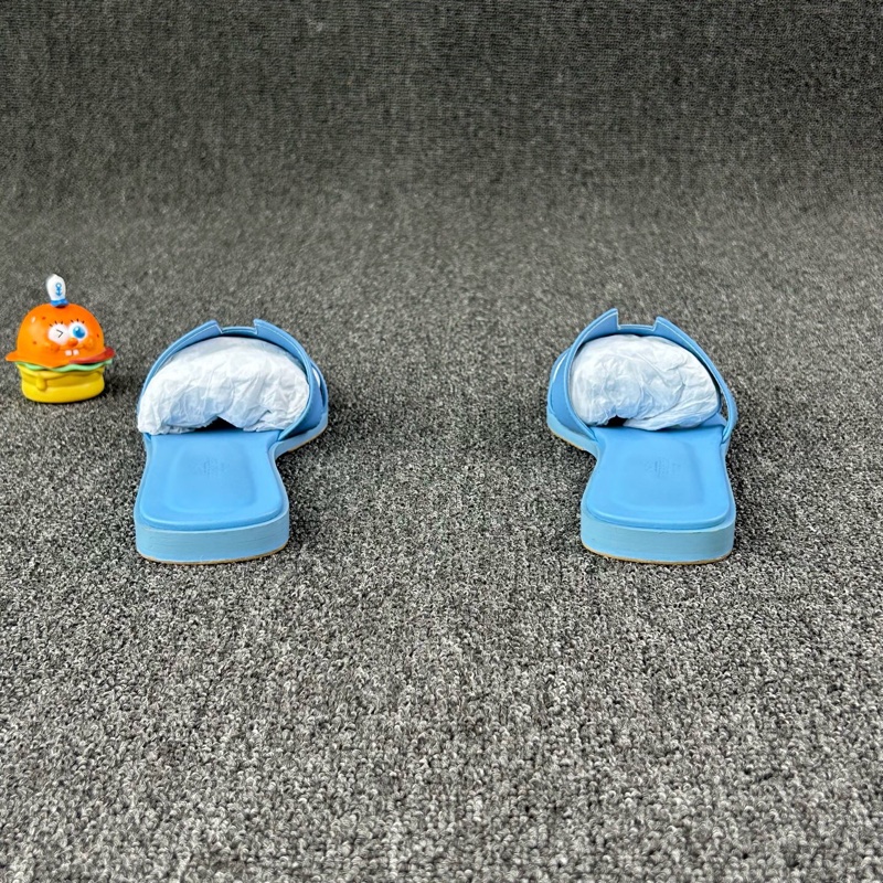 Hermes愛馬仕藍色拖鞋 尺碼：39 碼 🧡無配件 單品-4
