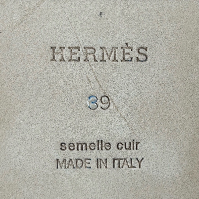 Hermes愛馬仕藍色拖鞋 尺碼：39 碼 🧡無配件 單品-5