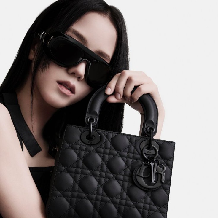 KESH 凱仕國際精品【極黑稀有、低調奢華】DIOR Lady Dior Matte Black 4 格戴妃包｜全黑啞光版本｜手提肩背兩用-7