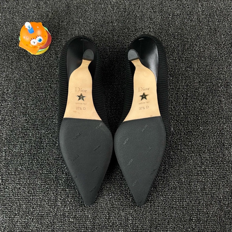 Dior迪奧黑色小貓高跟鞋 尺碼：37.5 碼🧡-6