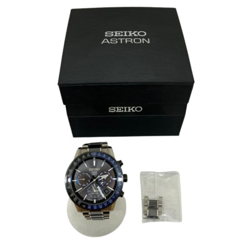 精工 Astron 5X 系列雙時區鈦金屬腕錶 SBXC009 (5X53-0AD0)-9