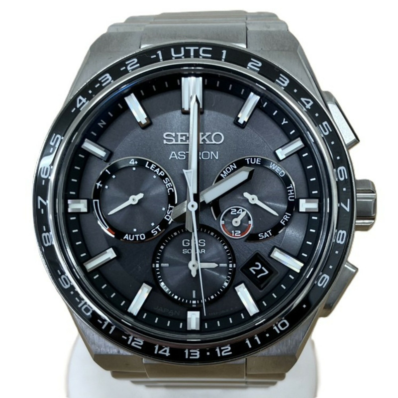 精工 Astron 5X53 SBXC111 手錶，太陽能動力，GPS 衛星無線電波校正-0