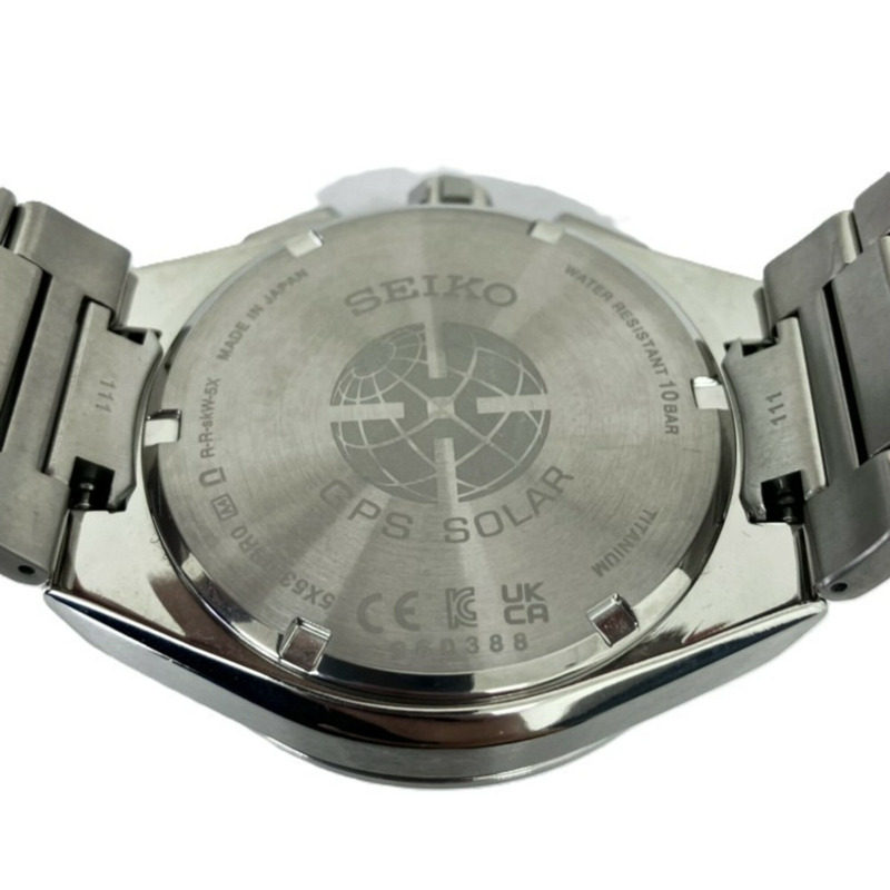 精工 Astron 5X53 SBXC111 手錶，太陽能動力，GPS 衛星無線電波校正-4