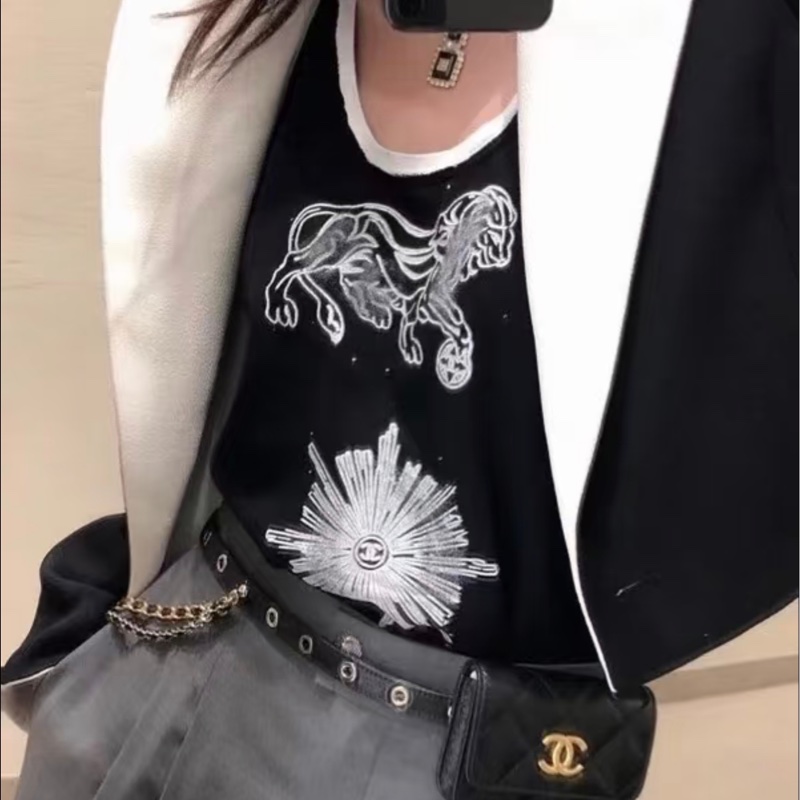 CHANEL經典元素印花背心-3