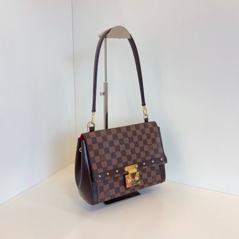路易威登/Louis Vuitton Venice繫列 棕棋盤格肩背包-2