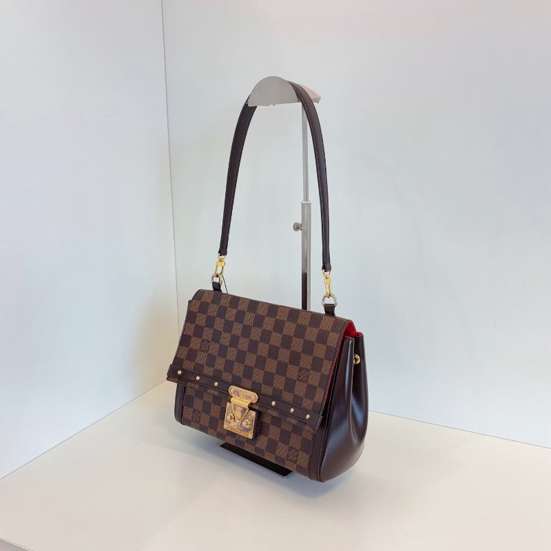 路易威登/Louis Vuitton Venice繫列 棕棋盤格肩背包-3