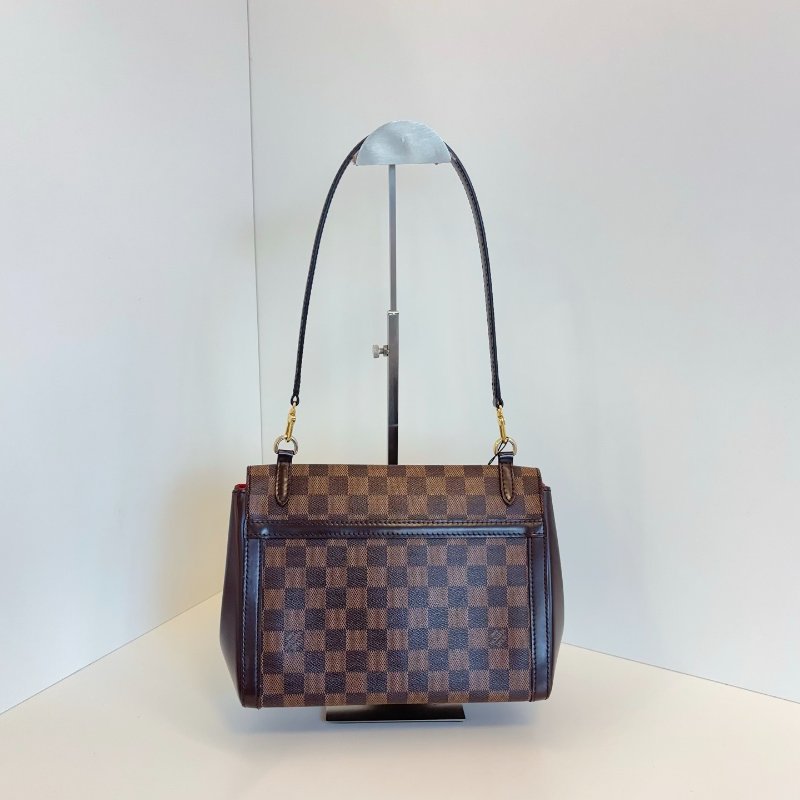 路易威登/Louis Vuitton Venice繫列 棕棋盤格肩背包-7