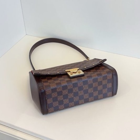 路易威登/Louis Vuitton Venice繫列 棕棋盤格肩背包-8