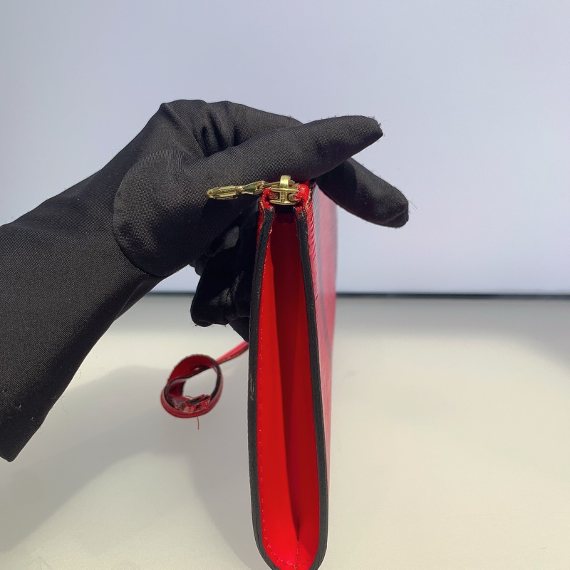 Lv紅色水波紋長款錢包 尺寸20cm×2cm×10cm-2