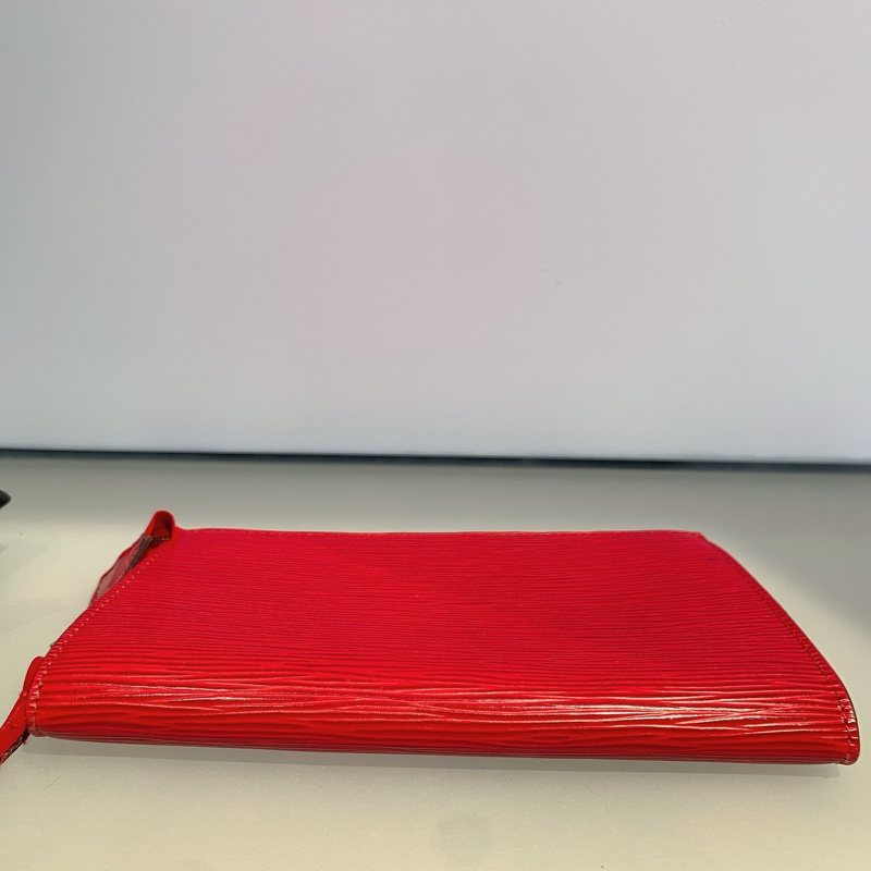 Lv紅色水波紋長款錢包 尺寸20cm×2cm×10cm-4