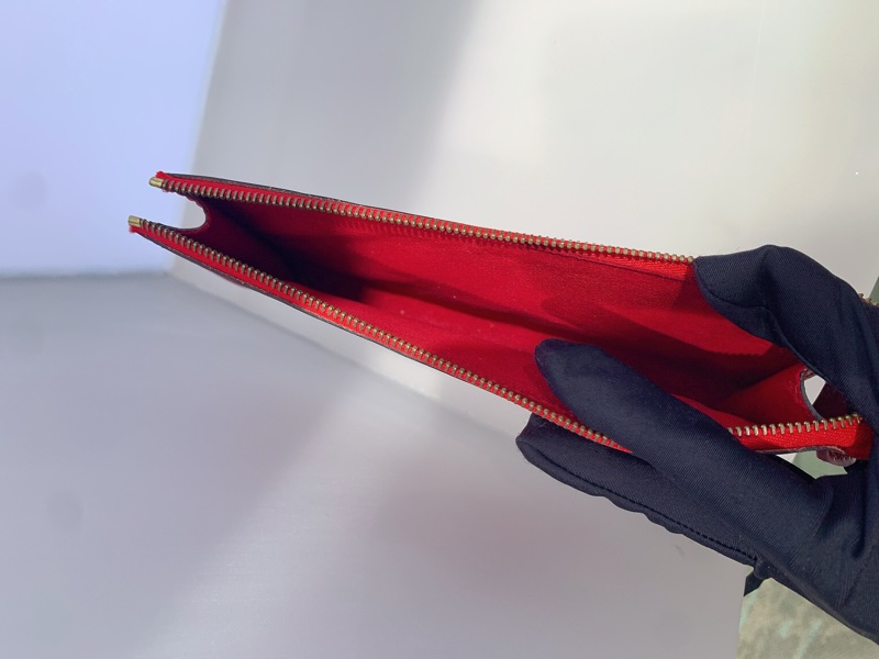Lv紅色水波紋長款錢包 尺寸20cm×2cm×10cm-8