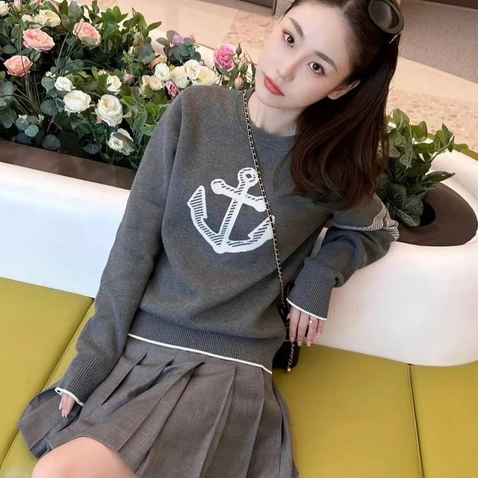 💎Han's house精品服飾💎 THOM BROWNE TB 四槓 棉質 毛衣 針織衫 義大利製 現貨 S ~ XXL 原價40600-8