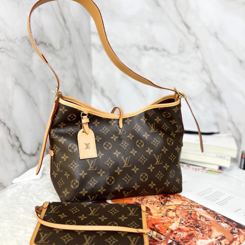 LV Carryall PM 老花小號肩背包 晶片款-0