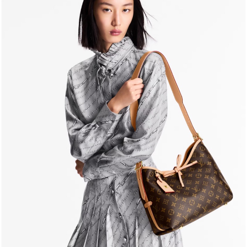 LV Carryall PM 老花小號肩背包 晶片款-2