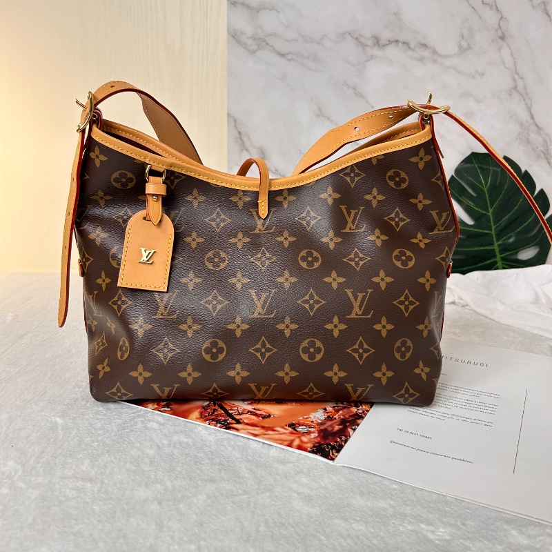 LV Carryall PM 老花小號肩背包 晶片款-5