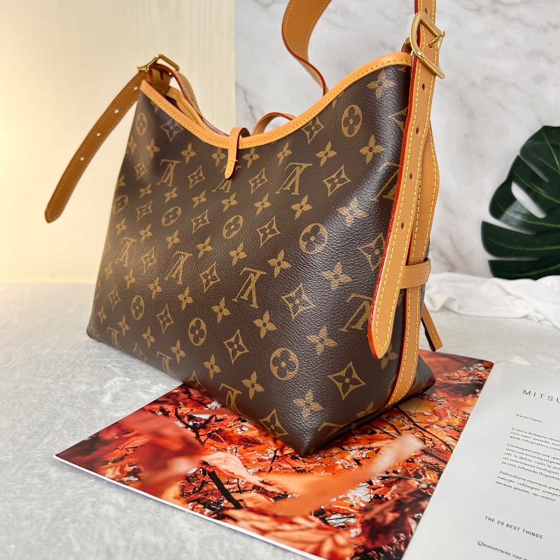 LV Carryall PM 老花小號肩背包 晶片款-7