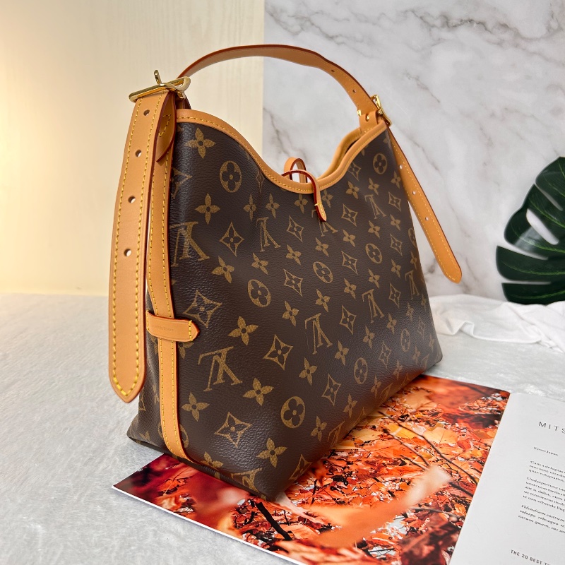 LV Carryall PM 老花小號肩背包 晶片款-9