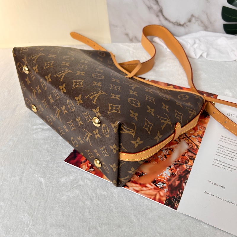 LV Carryall PM 老花小號肩背包 晶片款-15