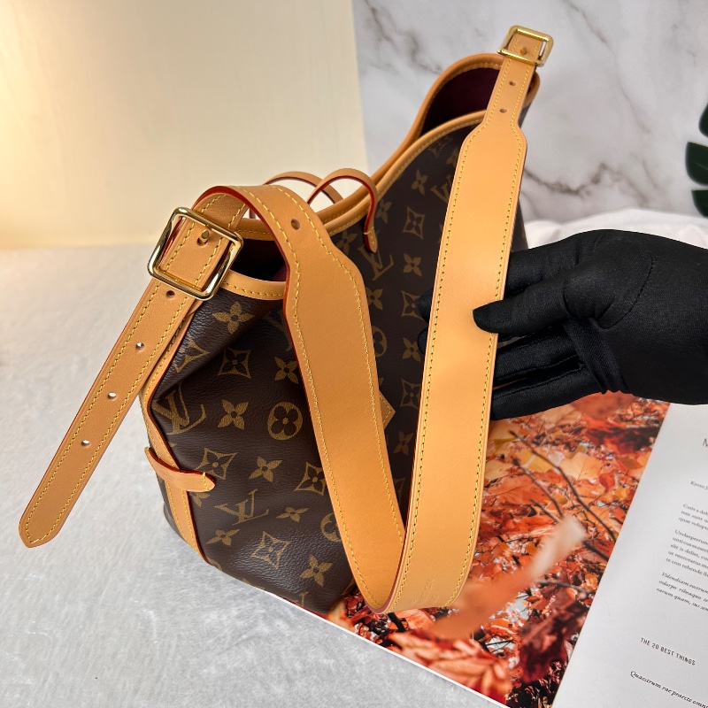 LV Carryall PM 老花小號肩背包 晶片款-19