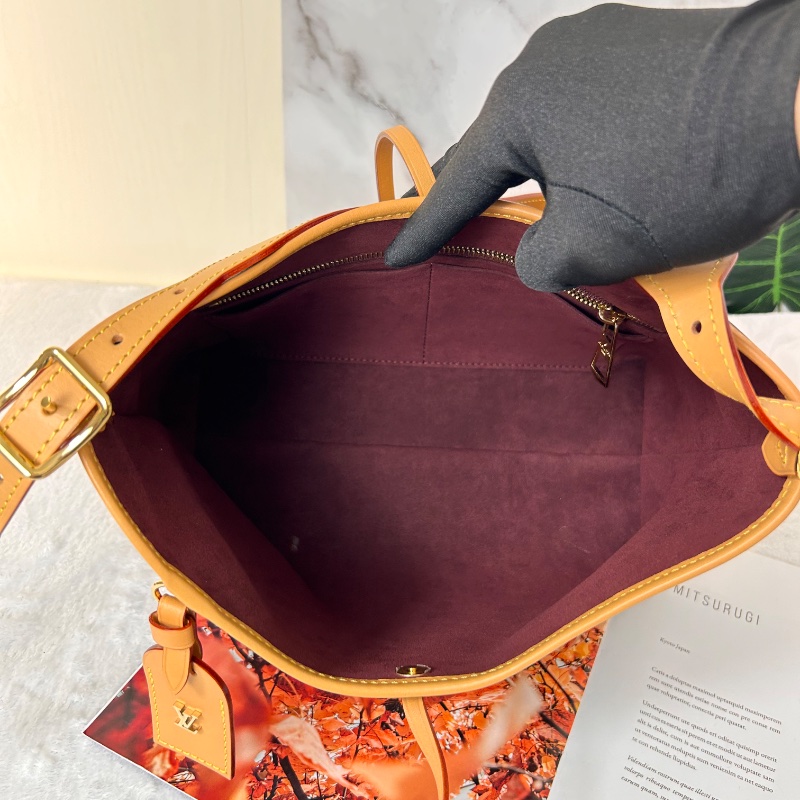 LV Carryall PM 老花小號肩背包 晶片款-22