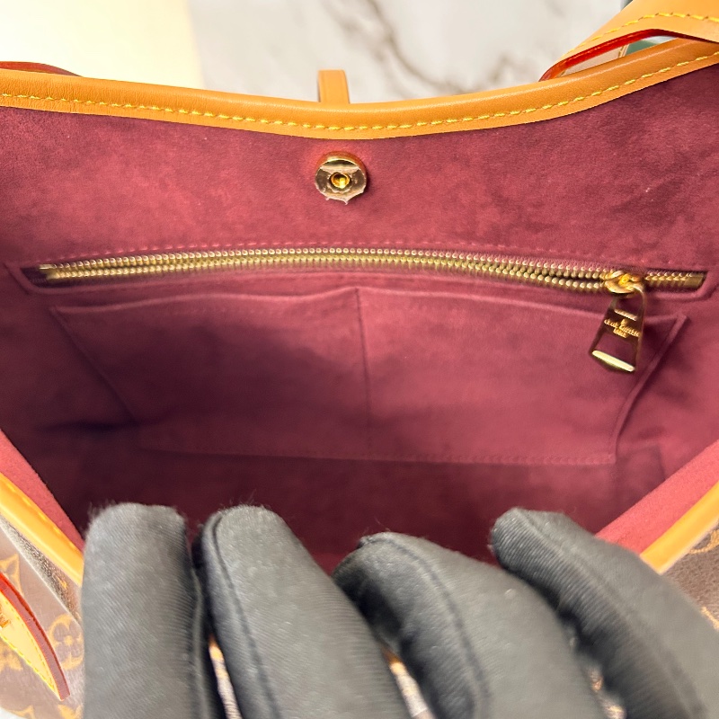 LV Carryall PM 老花小號肩背包 晶片款-25