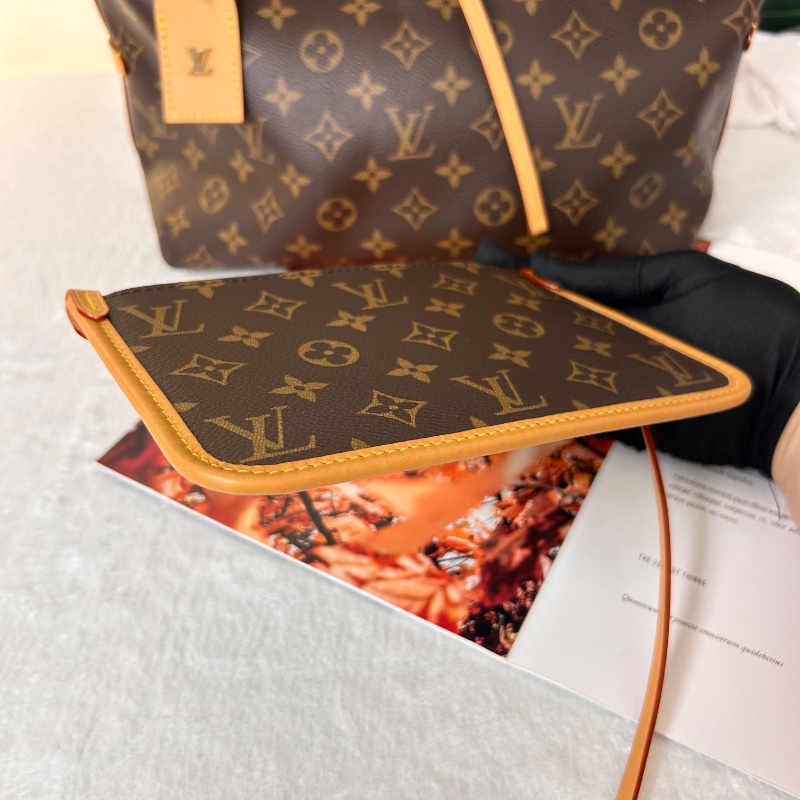 LV Carryall PM 老花小號肩背包 晶片款-32