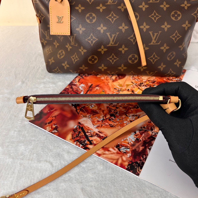 LV Carryall PM 老花小號肩背包 晶片款-36