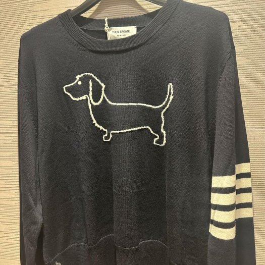 💎Han's house精品服飾💎Thom Browne TB 狗 100％ 美利奴羊毛 毛衣 義大利製 現貨4 原價33200-5
