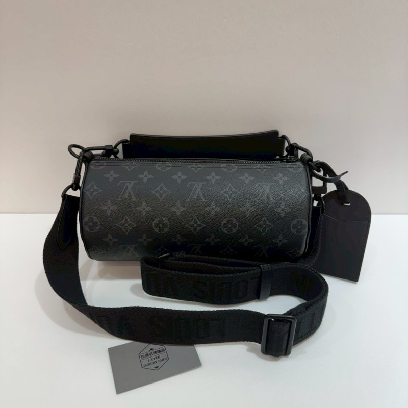 LV 斜背包/側背包/圓筒包 M46796 近全新-3