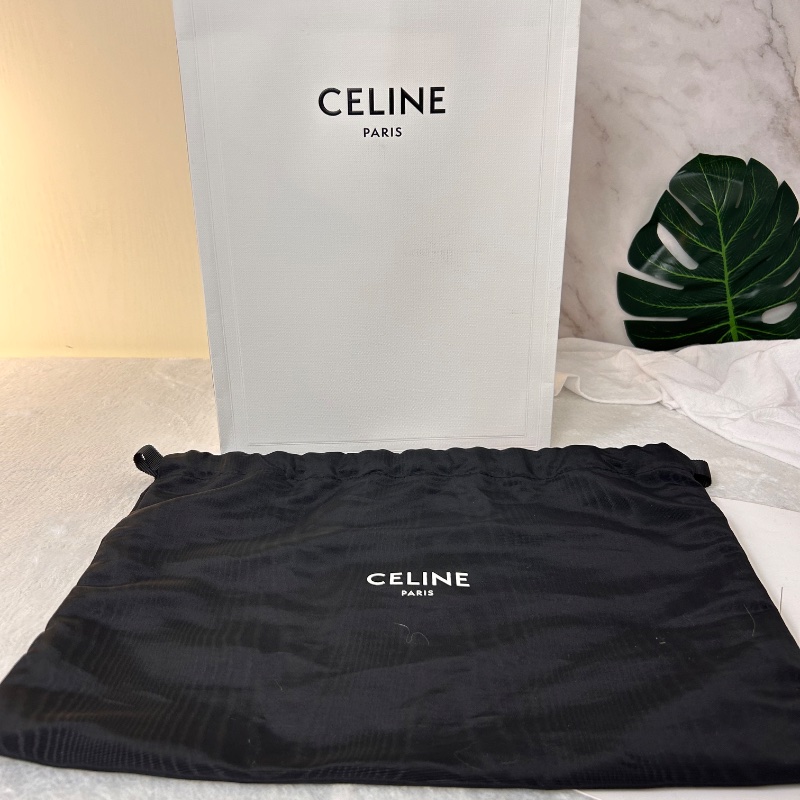 Celine Tabou 老花帆布腋下包 手提包-4