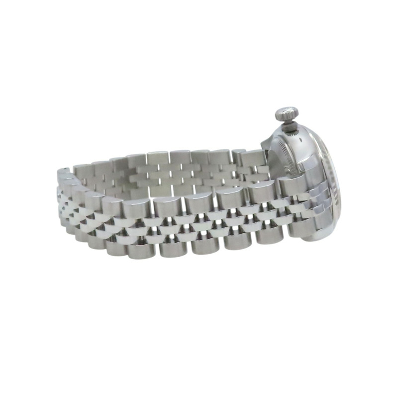 母貝錶盤 18K白金 不鏽鋼 10PD鑽石 Datejust 26 腕錶【ROLEX 勞力士】 179174G-5