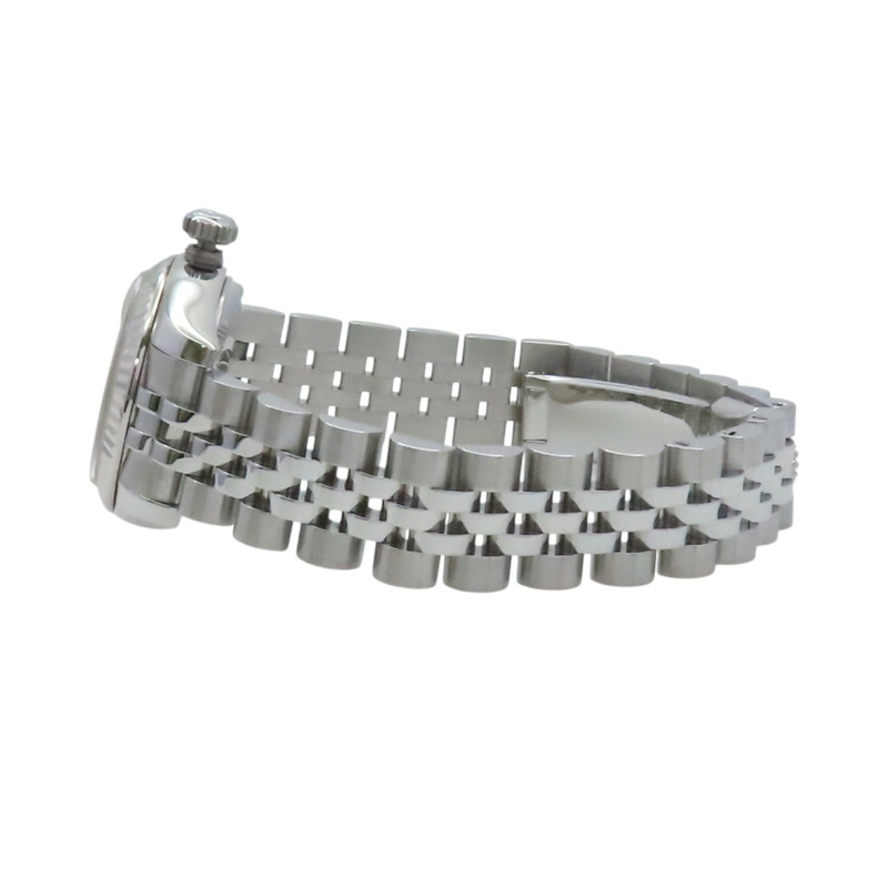 母貝錶盤 18K白金 不鏽鋼 10PD鑽石 Datejust 26 腕錶【ROLEX 勞力士】 179174G-6
