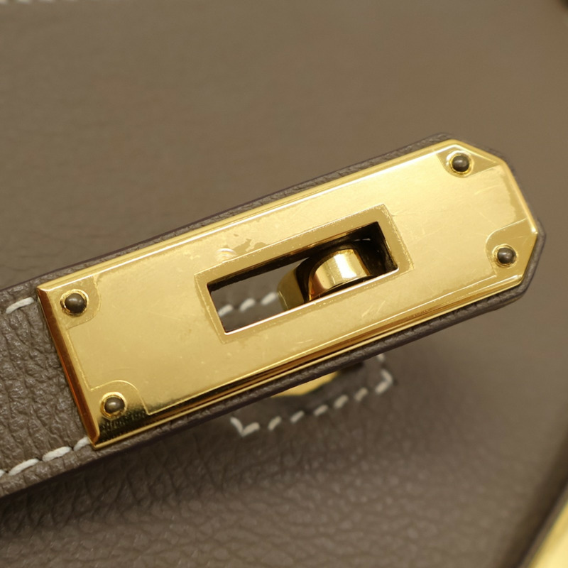 大象灰 Evercolor牛皮 Mini Jypsiere 肩背包 H084047CC W刻【HERMES 愛馬仕】 H084047CC-7