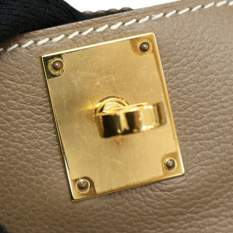 大象灰 Evercolor牛皮 Mini Jypsiere 肩背包 H084047CC W刻【HERMES 愛馬仕】 H084047CC-8