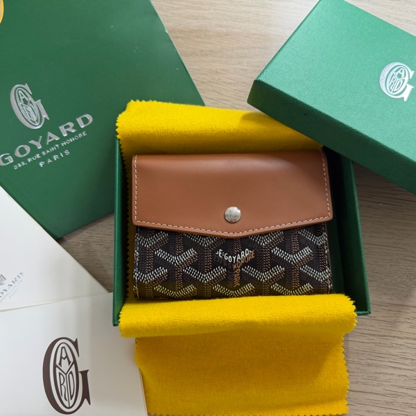 GOYARD Saint Gabriel 三折短夾 棕色-0