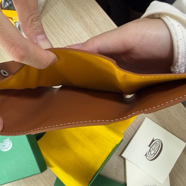 GOYARD Saint Gabriel 三折短夾 棕色-4