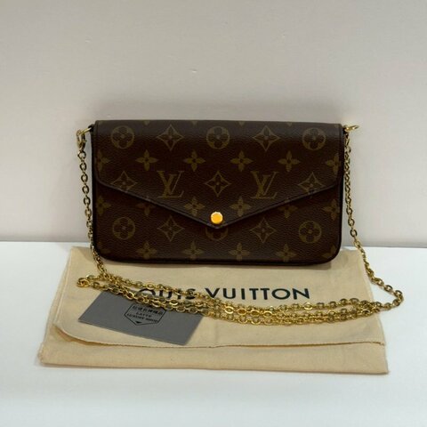 LV 斜背包/側背包/WOC三合一/手拿包 M81896 9成新